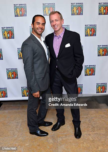 Los Angeles Confidential magazine Editor-in-Chief Spencer Beck and Loui Sagastume attend the Team Maria benefit for Best Buddies at Montage Beverly...