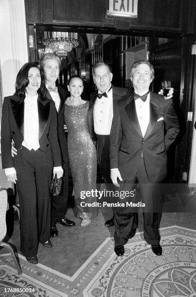 Lynda Carter, Matthew Modine, Caridad Rivera, guest, and Robert A. Altman attend a Citizens Committee of New York event, honoring Blaine Trump with...