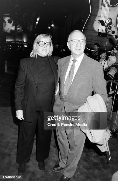 Diane Lander and Neil Simon attend the local premiere of "Primary Colors" at Universal CityWalk Hollywood in Los Angeles, California, on March 12,...