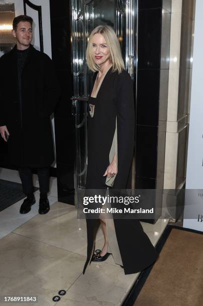 Naomi Watts arrives at the Harper's Bazaar Women Of The Year Awards 2023 at The Ballroom of Claridgeís on November 7, 2023 in London, England.