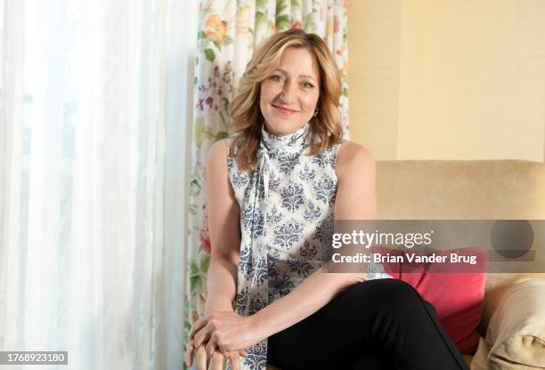 Actor Edie Falco is photographed for Los Angeles Times on May 12, 2014 in Beverly Hills, California. PUBLISHED IMAGE. CREDIT MUST READ: Brian van der...