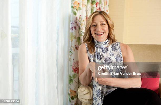 Actor Edie Falco is photographed for Los Angeles Times on May 12, 2014 in Beverly Hills, California. PUBLISHED IMAGE. CREDIT MUST READ: Brian van der...