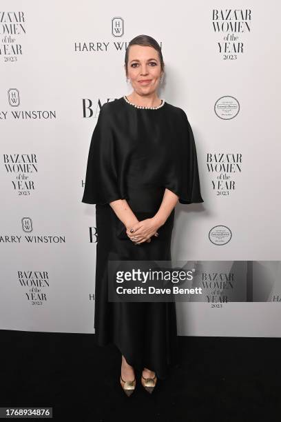 Olivia Colman attends the Harper's Bazaar Women of the Year Awards 2023 at Claridge's Hotel on November 7, 2023 in London, England.