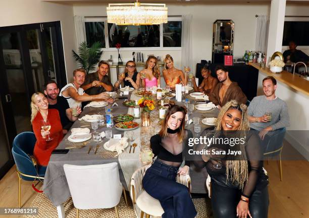 Heather Rae El Moussa, guest, Reuben Moore, Chris Appleton, G Flip, Chrishell Stause, Emma Hernan, Chelsea Lazkani, guest, guest, Nina Parker and...