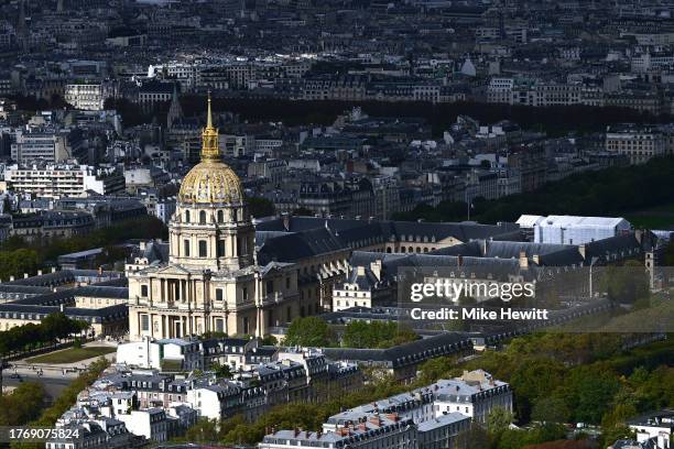 The Tomb of Napoleon Bonaparte stands in front of the Hotel des Invalides on October 24, 2023 in Paris, France. Paris will host the Summer Olympics...