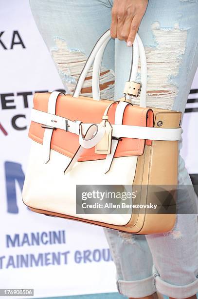 Personality Daphne Wayans attends the 1st Annual Athletes VS Cancer Celebrity Flag Football Game on August 18, 2013 in Pacific Palisades, California.