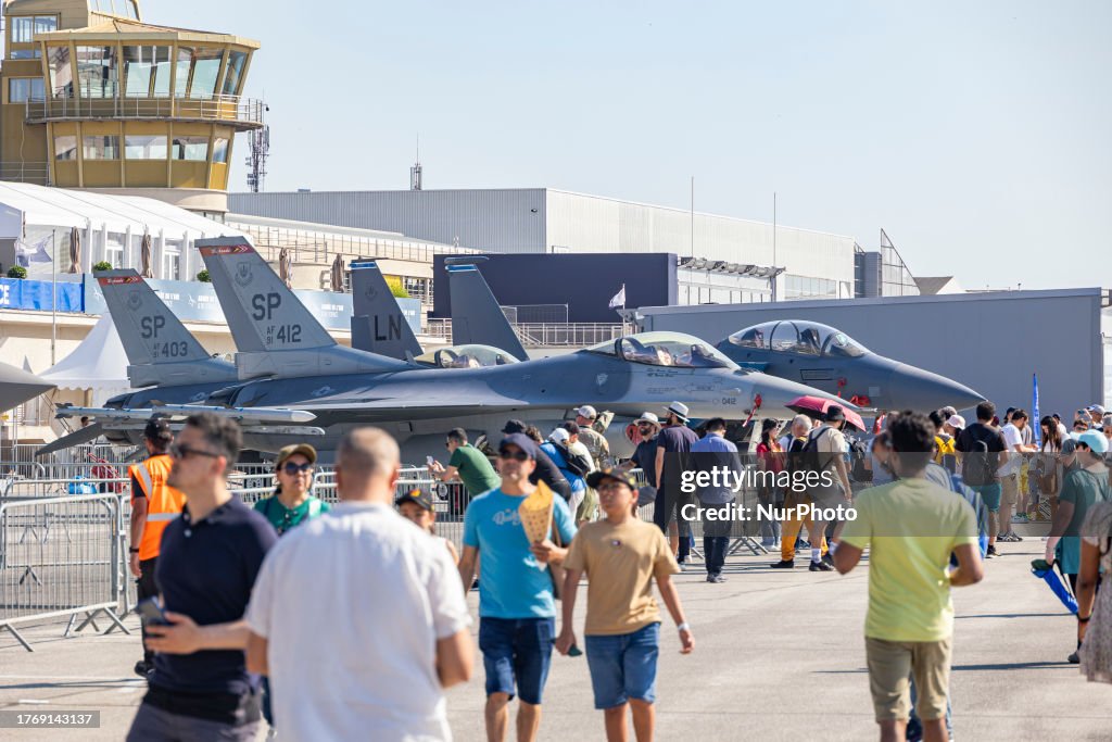 USAF F-16 At Paris Air Show 2023