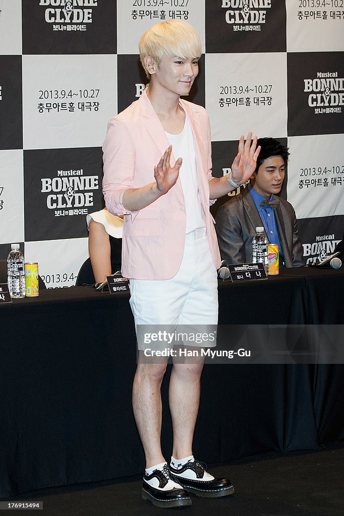 Musical 'Bonnie and Clyde' Press Conference In Seoul