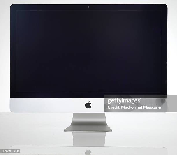 An Apple iMac photographed on a white background, taken on January 17, 2013.