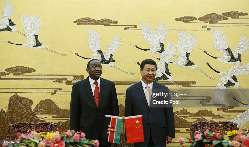 Kenyan President Kenyatta Visits China