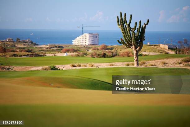 General view of the 8th hole prior to the World Wide Technology Championship at El Cardonal at Diamante on November 01, 2023 in Cabo San Lucas, Baja...