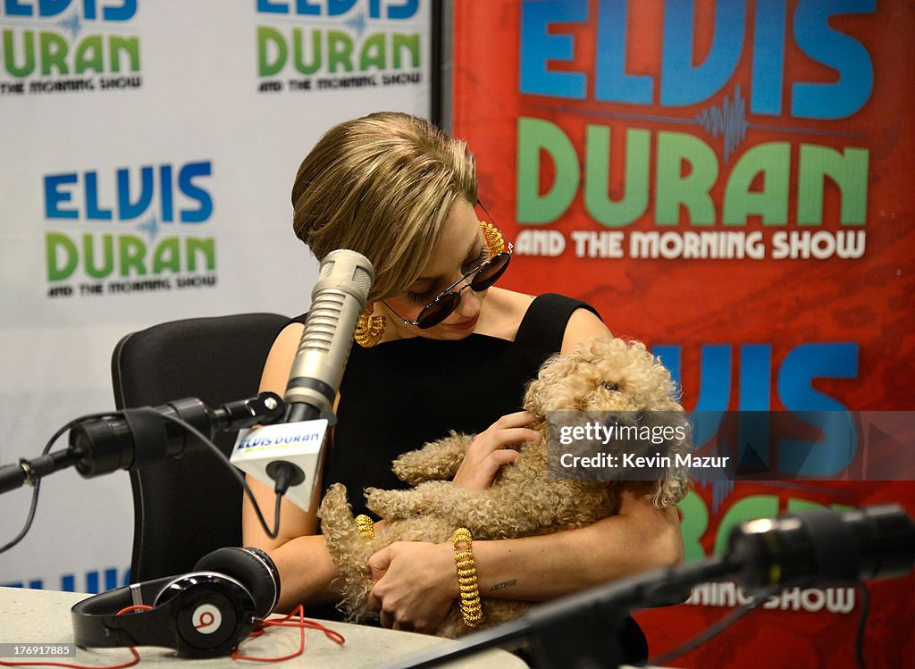 Lady Gaga Visits "The Elvis Duran Z100 Morning Show"
