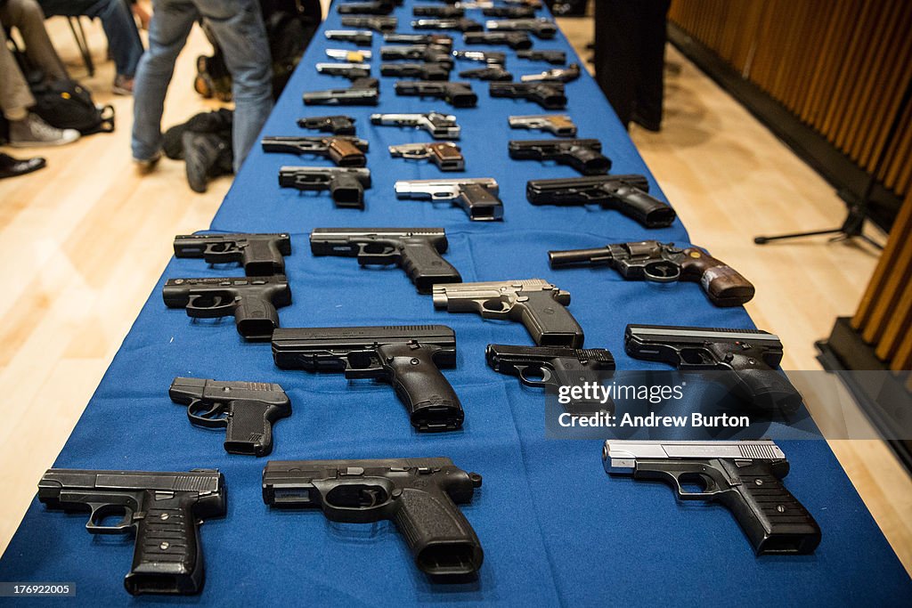 Bloomberg Announces Largest Seizure Of Guns In NYC HIstory