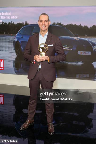 Franciscus Van Meel attends the "Das Goldene Lenkrad" Award 2023 at Axel Springer Haus on November 7, 2023 in Berlin, Germany.