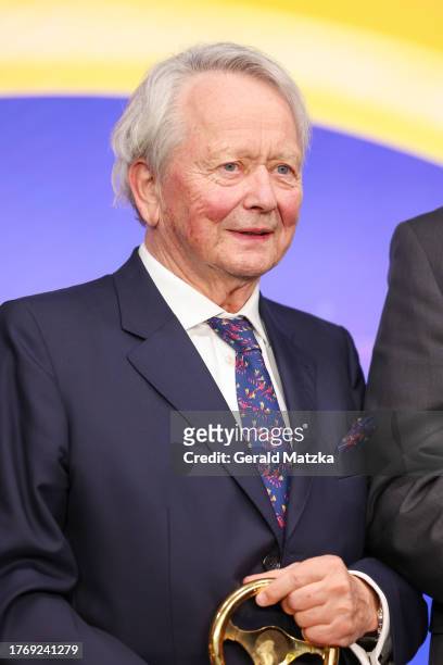 Wolfgang Porsche attends the "Das Goldene Lenkrad" Award 2023 at Axel Springer Haus on November 7, 2023 in Berlin, Germany.