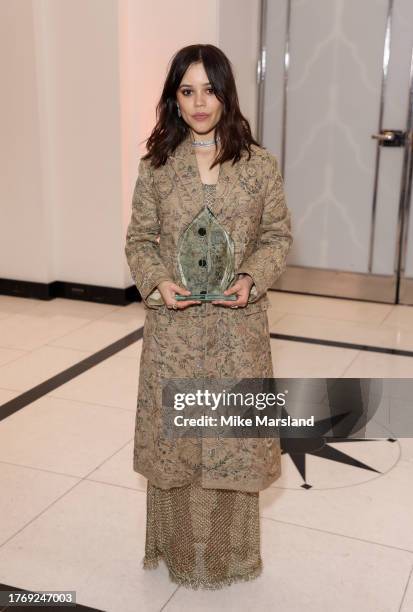 Jenna Ortega at the Harper's Bazaar Women Of The Year Awards 2023 at The Ballroom of Claridgeís on November 7, 2023 in London, England.