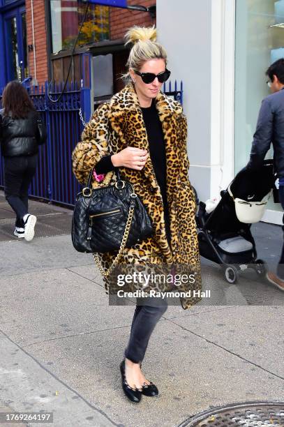 Nicky Hilton Rothschild is seen walking on November 01, 2023 in New York City.