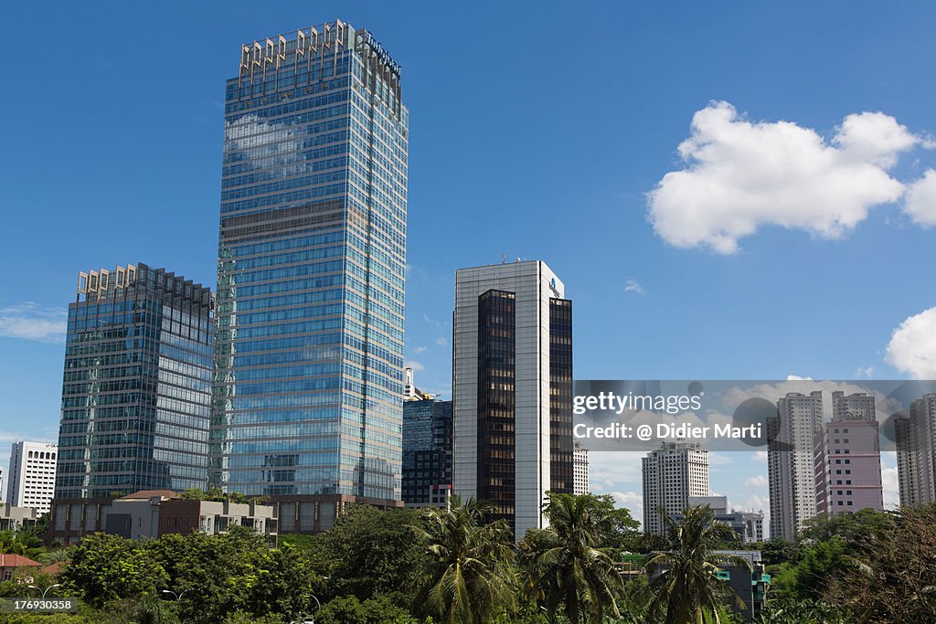 Jakarta modern cityscape