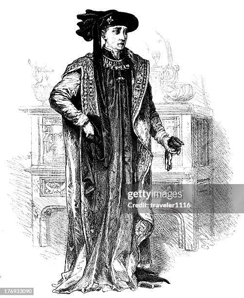 ilustraciones, imágenes clip art, dibujos animados e iconos de stock de philip la buena - duque