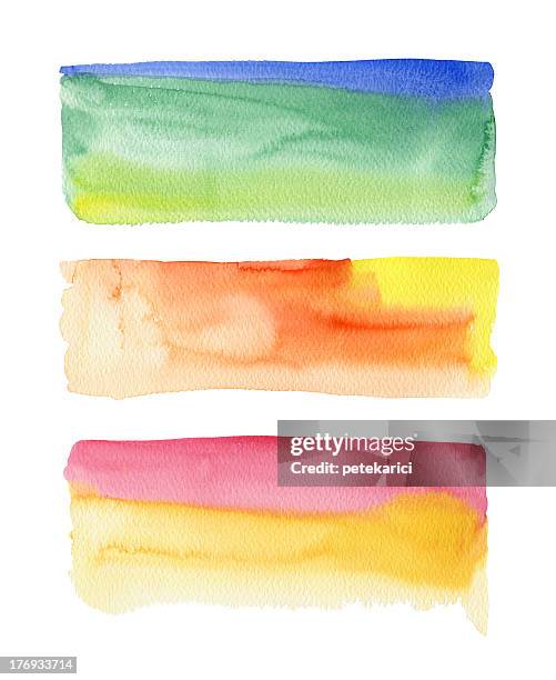 water color strokes - vertical lines stock illustrations