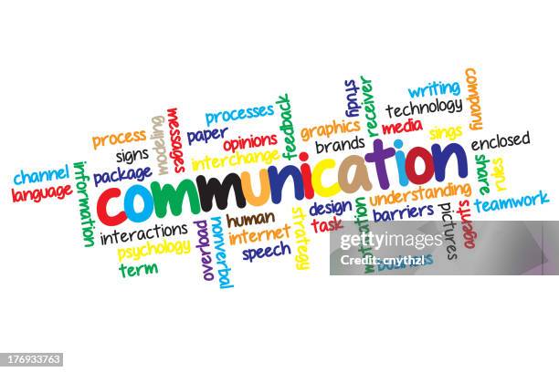 communication concept - word cloud - mental illness infographic stock illustrations