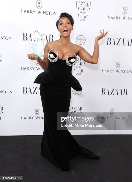 Janelle Monae at the Harper's Bazaar Women Of The Year Awards 2023 at The Ballroom of Claridgeís on November 7, 2023 in London, England.