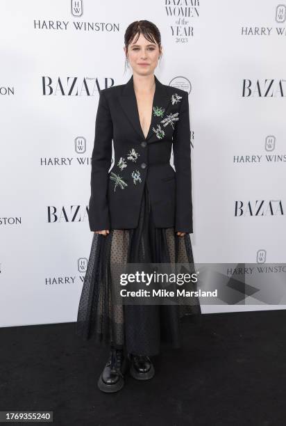 Jessie Buckley at the Harper's Bazaar Women Of The Year Awards 2023 at The Ballroom of Claridgeís on November 7, 2023 in London, England.