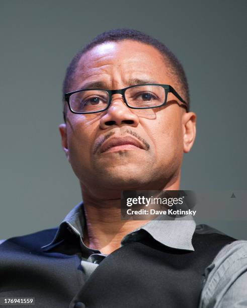 Cuba Gooding, Jr. Attends Meet The Filmmaker: Lee Daniels at the Apple Store Soho on August 19, 2013 in New York City.