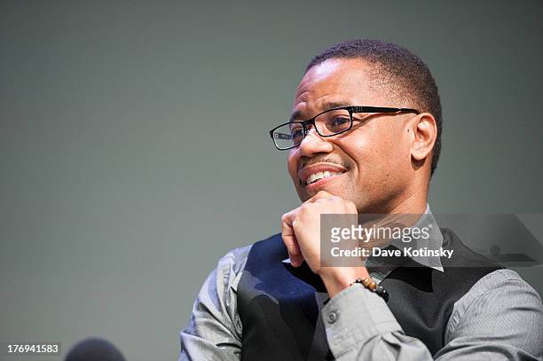 Cuba Gooding, Jr. Attends Meet The Filmmaker: Lee Daniels at the Apple Store Soho on August 19, 2013 in New York City.