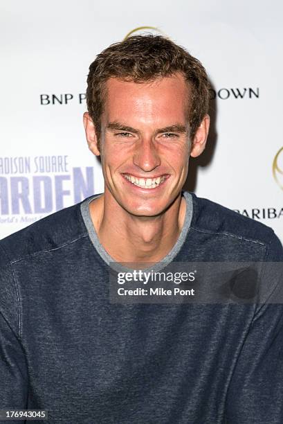 Professional tennis player Andy Murray attends the 7th Annual BNP Paribas Showdown Announcement at Local West on August 19, 2013 in New York City.