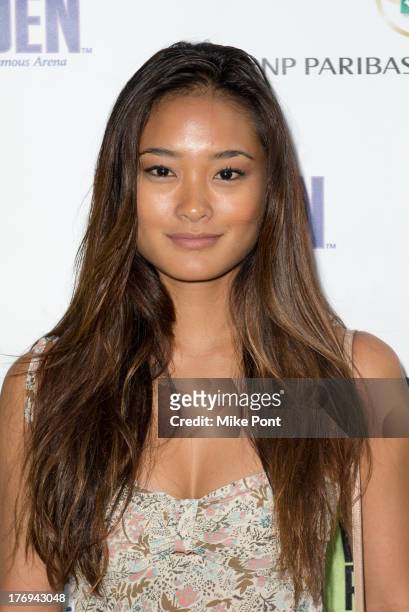 Model Jarah Mariano attends the 7th Annual BNP Paribas Showdown Announcement at Local West on August 19, 2013 in New York City.