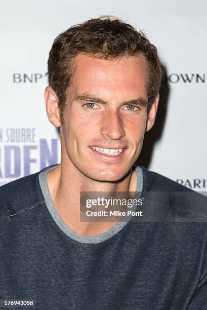 Professional tennis player Andy Murray attends the 7th Annual BNP Paribas Showdown Announcement at Local West on August 19, 2013 in New York City.