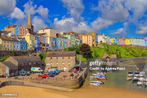 tenby, wales, united kingdom - welsh culture stock pictures, royalty-free photos & images