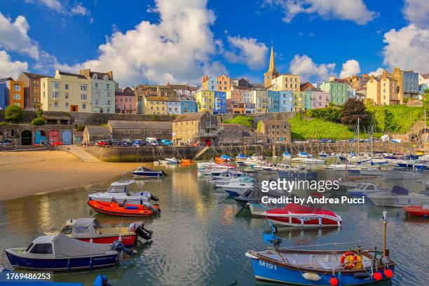 tenby, wales, united kingdom - tenby wales stock pictures, royalty-free photos & images