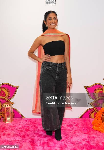 Ramita Ravi attends the Nordstrom X HoliCHIC Diwali celebration at Nordstrom Flagship on November 01, 2023 in New York City.