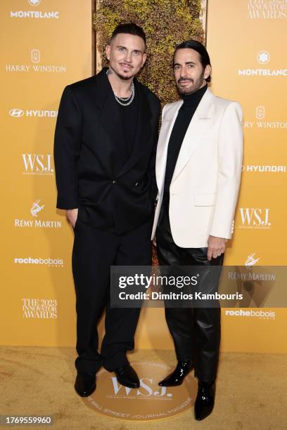 Char Defrancesco and Marc Jacobs attend the WSJ. Magazine 2023 Innovator Awards sponsored by Harry Winston, Hyundai Motor America, Montblanc, Rémy...