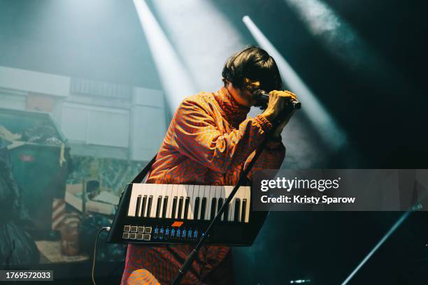 Oliver Tree performs onstage during his 'Alone in a Crowd' Tour at L'Olympia on November 1, 2023 in Paris, France.