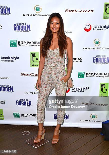 Jarah Mariano attends an announcement at Local West on August 19, 2013 in New York City for Andy Murry's participation in the 7th Annual BNP Paribas...