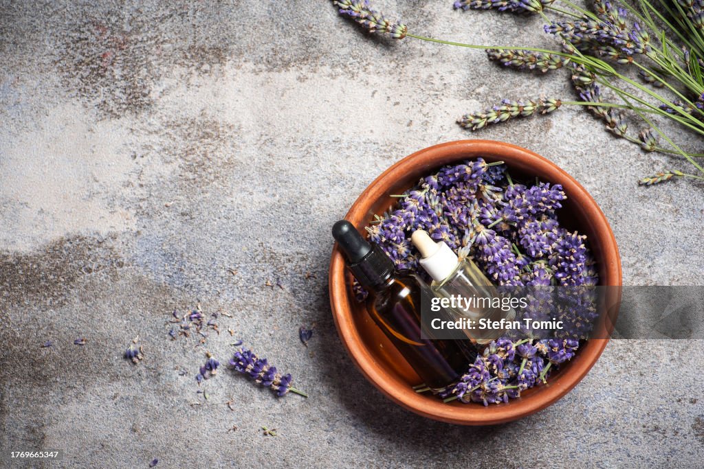 Lavendel und ätherischen Ölen