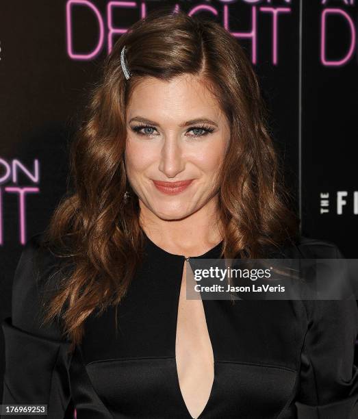 Actress Kathryn Hahn attends the premiere of "Afternoon Delight" at ArcLight Hollywood on August 19, 2013 in Hollywood, California.