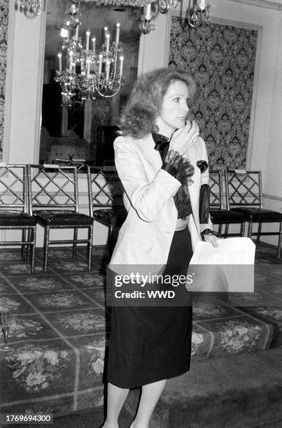 Ann Getty attends an event, presented by Shakespeare's Globe Foundation , at the Beverly Wilshire Hotel in Beverly Hills, California, on September...