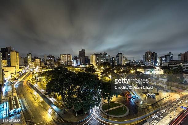 downtown curitiba - curitiba stockfoto's en -beelden