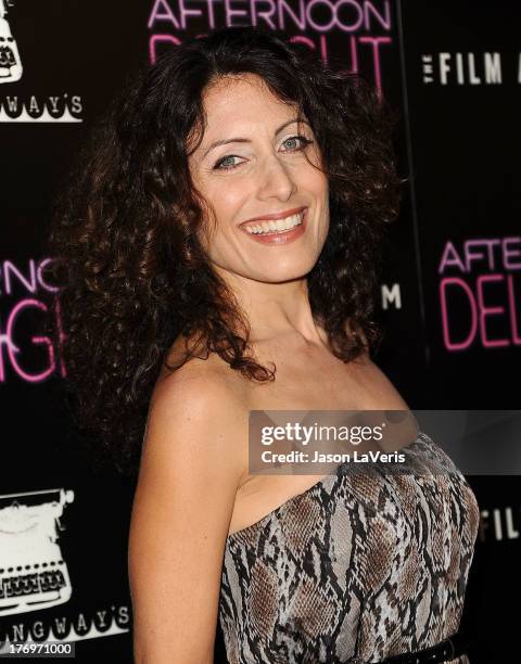 Actress Lisa Edelstein attends the premiere of "Afternoon Delight" at ArcLight Hollywood on August 19, 2013 in Hollywood, California.