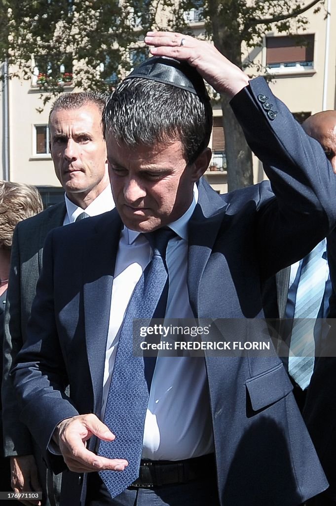 FRANCE-RELIGION-CRIF-VALLS