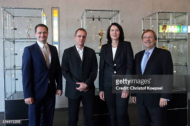 Lars Mortsiefer, member of the board of the National Anti Doping agency NADA, Tim Meyer, team doctor the German Football Association, Andrea...