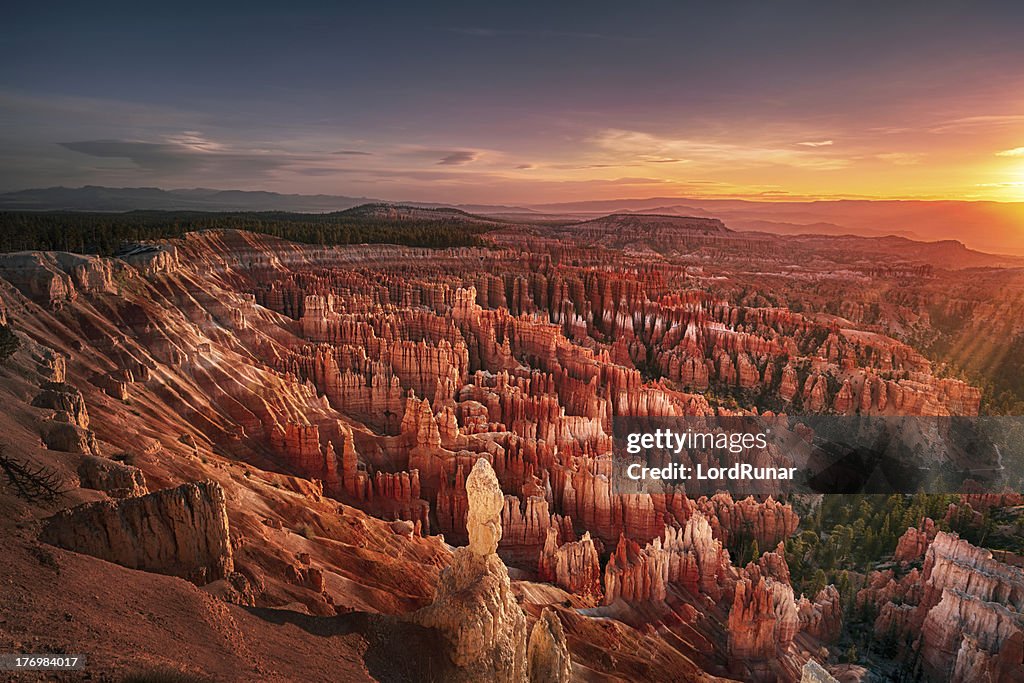 Dawn über Bryce Canyon