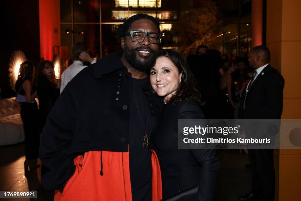Questlove and Julia Louis-Dreyfus attend the after party for WSJ. Magazine 2023 Innovator Awards sponsored by Harry Winston, Hyundai Motor America,...