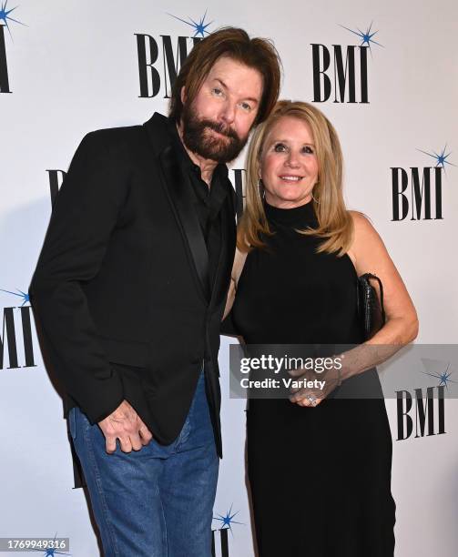 Ronnie Dunn and Janine Dunn at the BMI Country Awards held at BMI Nashville on November 7, 2023 in Nashville, Tennessee.