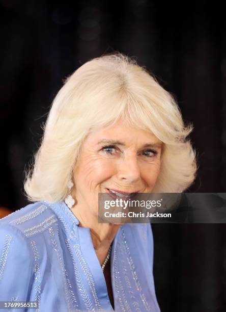 Queen Camilla attends a State Banquet hosted by President Ruto at State House, along with distinguished guests from Kenya and the United Kingdom on...