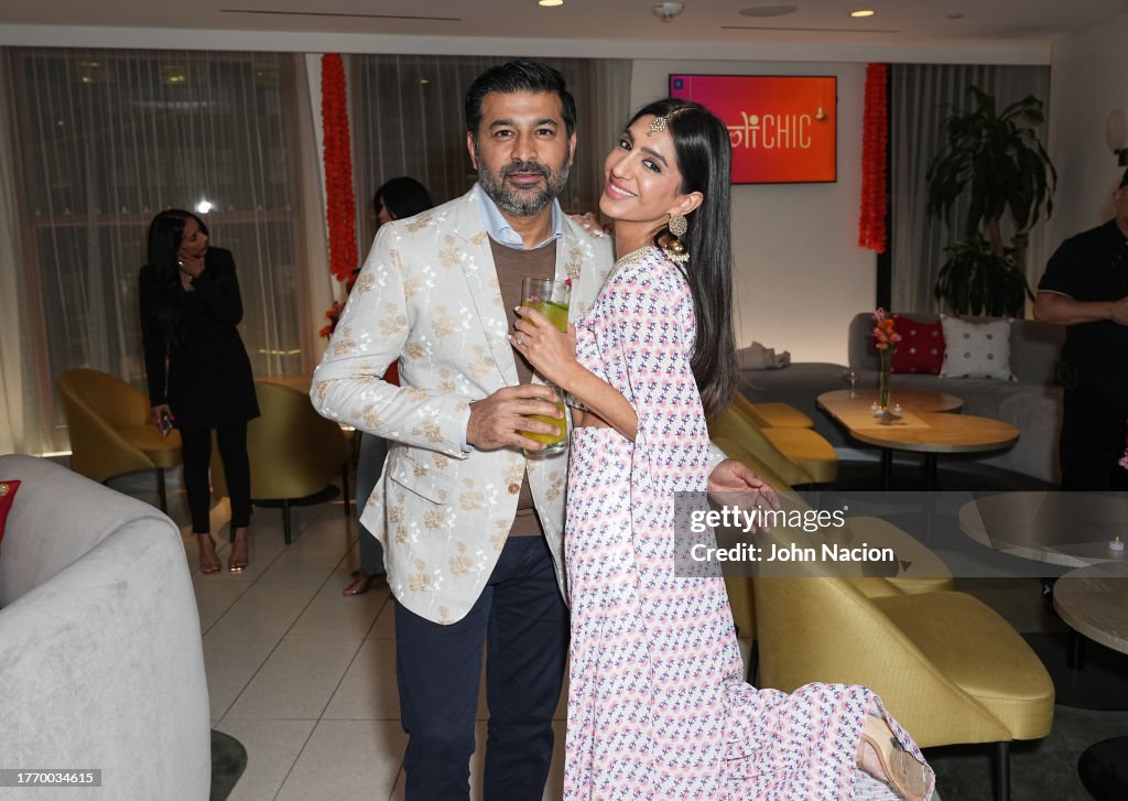 Megha Rao Shell Ajay Rao and Megha Rao attend the Nordstrom X HoliCHIC Diwali... News ...